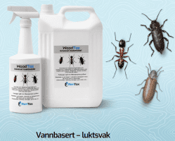 woodtox middel mot treborende insekter som borebiller og husbukk