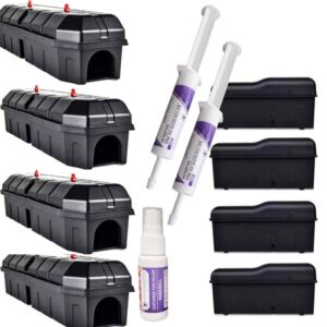 rottefelle pakke med karamell spray og lokkemiddel