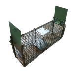 Fangstbur m/ 2 stk fallemmer - 66 cm for levende fangst av rotter, mår, mink og smådyr Fangstbur m/ 2 stk fallemmer - 66 cm for levende fangst av rotter, mår, mink og smådyr Image