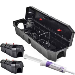 3 pakk tunnelfelle dobbelt rottefelle med åte