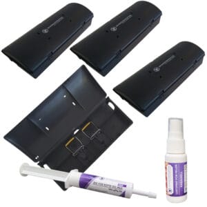 4 stk tunnelfeller for mus - profesjonell kvalitet