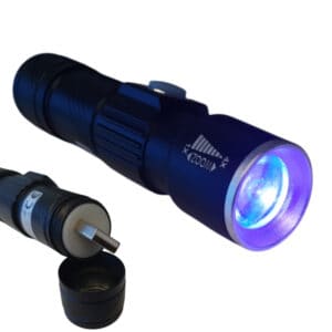 uv lommelykt oppladbar